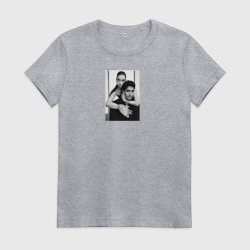 Женская футболка хлопок Зимородок Афра и Мерт