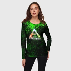 Женский лонгслив 3D ARK online брызги красок - фото 2