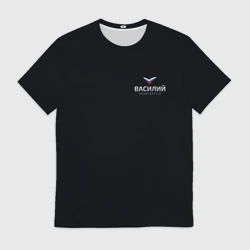 Мужская футболка 3D Василий лого спорт стиль