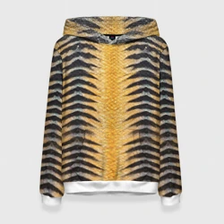 Женская толстовка 3D Чешуя Скумбрии