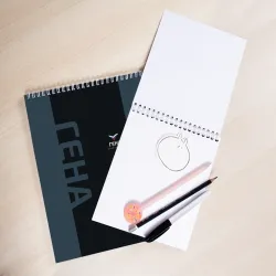 Скетчбук Гена лого спорт стиль - фото 2