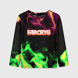 Детский лонгслив 3D Far cry текстура огонь