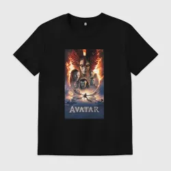 Мужская футболка хлопок Аватар 3 Кино