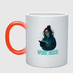 Кружка хамелеон Work mode
