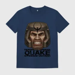 Мужская футболка хлопок Quake one ranger head 