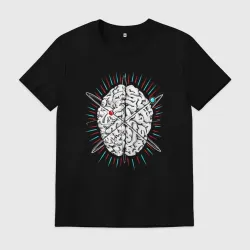Мужская футболка хлопок Fantastic brain