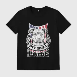 Мужская футболка хлопок Pitbull pride