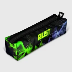 Пенал школьный 3D Rust neon flame
