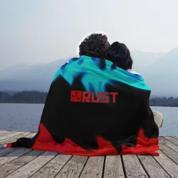Плед 3D RUST flame game - фото 2