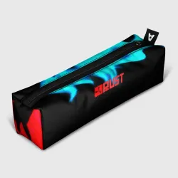 Пенал школьный 3D RUST flame game