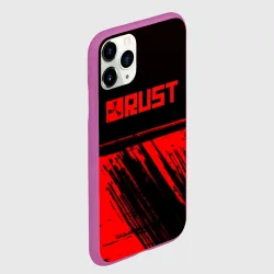 Чехол для iPhone 11 Pro матовый RUST краски полосы - фото 2
