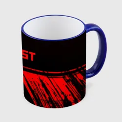 Кружка с полной запечаткой RUST краски полосы