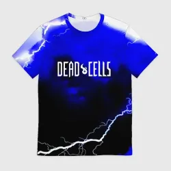 Мужская футболка 3D Dead cells storm