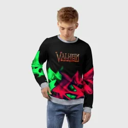 Детский свитшот 3D Valheim flame - фото 2