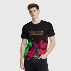 Мужская футболка 3D Valheim flame - фото 2