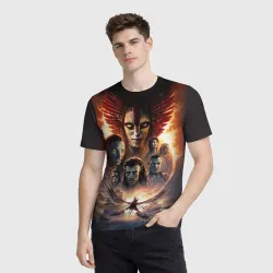Мужская футболка 3D Avatar 3 - фото 2