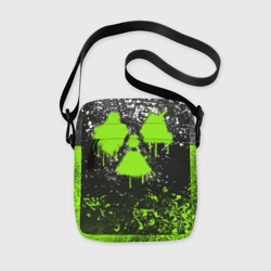 Сумка через плечо 3D Зелёная радиация