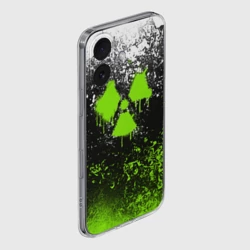 Чехол для iPhone 16 силиконовый с защитой камеры Зелёная радиация - фото 2