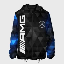 Мужская куртка 3D Логотип Mercedes
