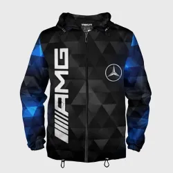 Мужская ветровка 3D Логотип Mercedes
