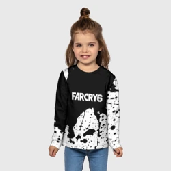 Детский лонгслив 3D Farcry 6 брызги красок - фото 2