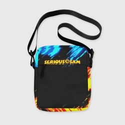 Сумка через плечо 3D Serious Sam краски огонь и вода