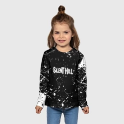 Детский лонгслив 3D Silent hill краски всплеск - фото 2