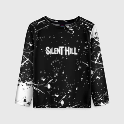 Детский лонгслив 3D Silent hill краски всплеск