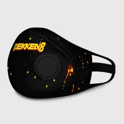 Маска из неопрена Tekken 8 брызги огненных красок