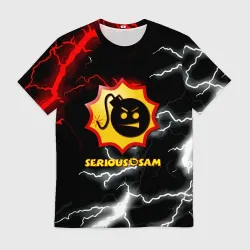 Мужская футболка 3D Serious Sam storm