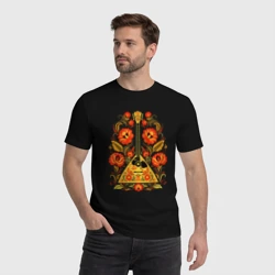 Мужская футболка хлопок Русские народные мотивы - фото 2