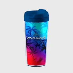 Термокружка-непроливайка Warframe неоновые тропики