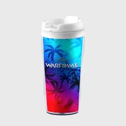 Термокружка-непроливайка Warframe неоновые тропики