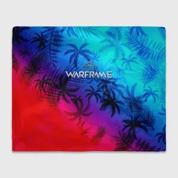 Плед 3D Warframe неоновые тропики