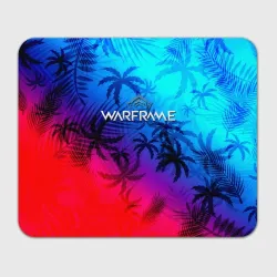 Прямоугольный коврик для мышки Warframe неоновые тропики