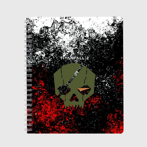 Тетрадь Titanfall 2 брызги красок