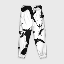 Детские брюки 3D Квейк перья краски