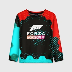 Детский лонгслив 3D Forza Horizon соты