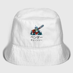 Мужская панама хлопок Bender chainsaw - hieroglyphs collab