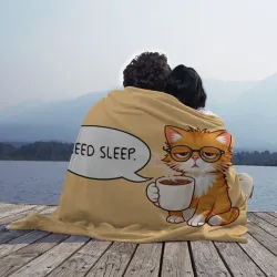 Плед 3D I need sleep - the red-haired cat - фото 2
