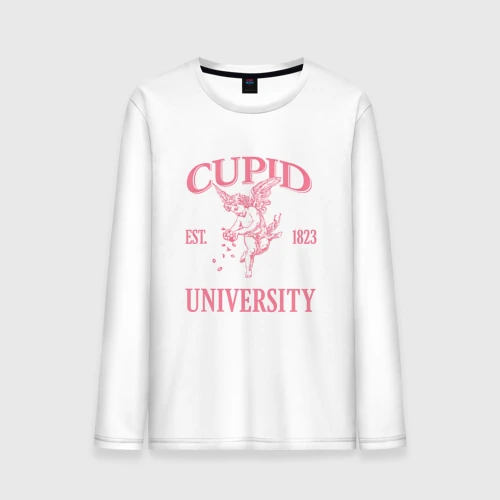 Мужской лонгслив хлопок Cupid University