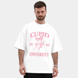 Мужская футболка Oversize хлопок premium Cupid University - фото 2