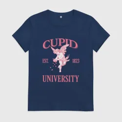 Женская футболка хлопок Cupid University