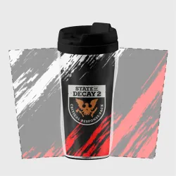 Термокружка-непроливайка State of Decay штрихи красок - фото 2
