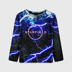 Детский лонгслив 3D Starfield storm