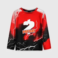 Детский лонгслив 3D Payday srorm