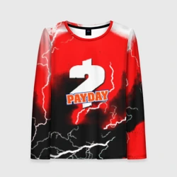 Женский лонгслив 3D Payday srorm