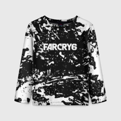 Детский лонгслив 3D Farcry 6 белые краски текстура
