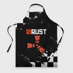 Фартук 3D Rust белые краски текстура