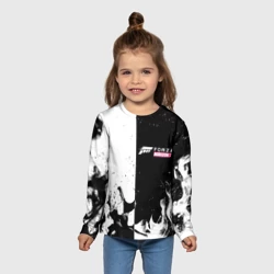 Детский лонгслив 3D Forza Horizon дым огонь - фото 2